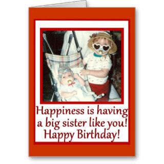 A Big Sister Like You Greeting Cards