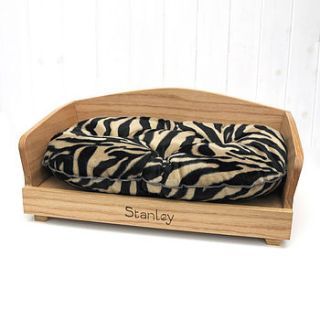 personalised cat bed by cairn wood design