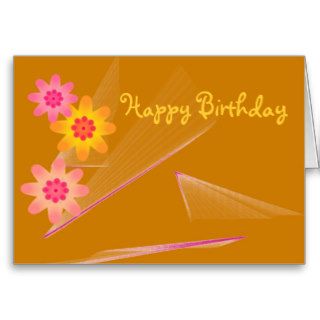 Blank Greeting Card   Happy Birthday