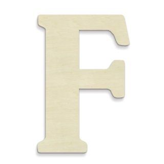 UNFINISHEDWOODCO Oversized Unfinished Wood Letters, 18 Inch, "F"
