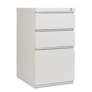 Alera® 19.25 Three Drawer Mobile Pedestal File with Full Length Pull