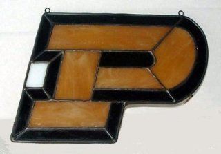 Purdue Boilermakers Stained Glass Suncatcher Sports & Outdoors