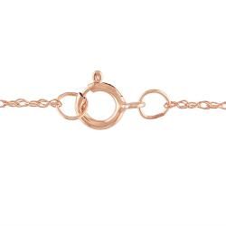 Miadora 10k Pink Gold Pearl and Diamond Accent Pendant (G H, I1 I2) Miadora Pearl Necklaces