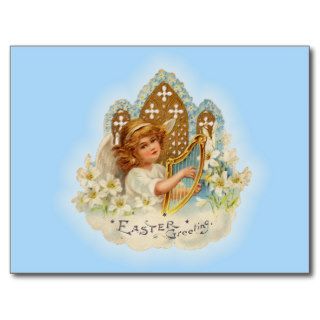 Vintage Easter Greetings Angel Postcards