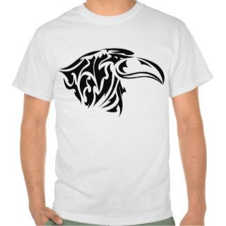 Tribal Raven Mascot T Shirt