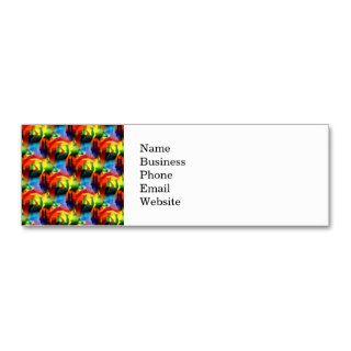 Colorful Dance Pop Art Music City Abstract Business Card Template