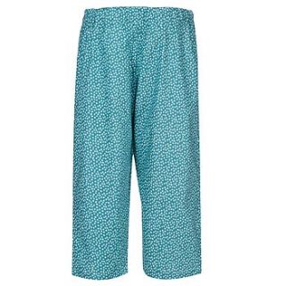 twinkle organic cropped trousers by nutmeg sleepwear