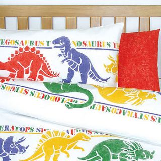 dinosaurs duvet cover by tessuti