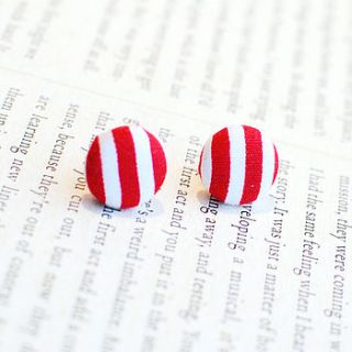 nautical sailor button earrings by onetenzeroseven