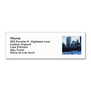 NYC, Name, 505 Favorite W. Nightmare Lane, LondBusiness Card Template
