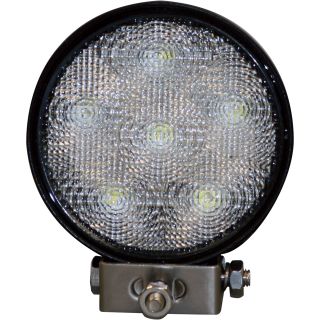 # 37589. TruckStar 12-24 Volt LED Flood Light — Clear, Round, 4in., 1350 Lumens, Model# 1492115