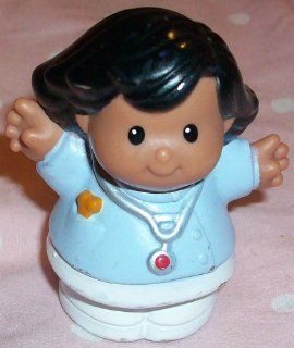 Fisher Price Little People Vet Doctor Woman Replacement Figure Doll Toy Toys & Games