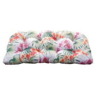 Tommy Bahama African Orchid Indoor/ Outdoor Bench Pad Tommy Bahama Chair Pads