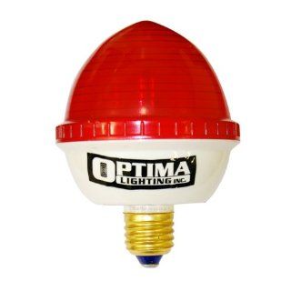Optima Lighting Red EGG Strobe Decoration and Sign board Flashlight Musical Instruments