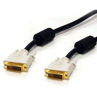 DVI D Dual Link Digital Cable w/Ferrites Male to Male   6 Feet Computers & Accessories