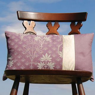 organic patchwork cushion by anne fortin eco home accessories