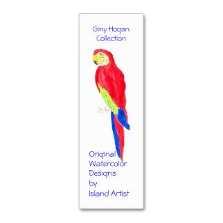 Parrot Profile Card Business Card Template