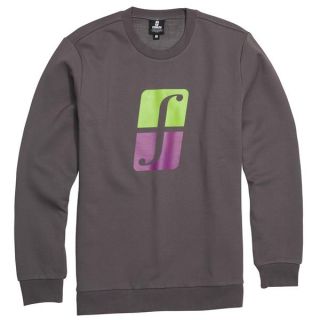 Forum Corp Icon Crew Sweatshirt Charcoal Grey