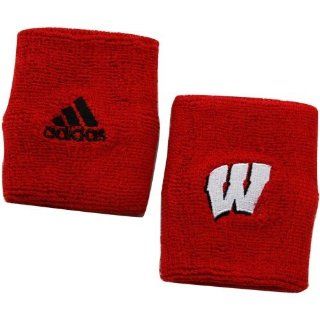 adidas Wisconsin Badgers Cardinal Basic Logo Wristbands  Sports Wristbands  Sports & Outdoors