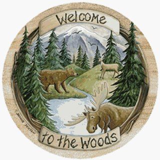 Set of Welcome to the Woods Thirstystone Coasters Kitchen & Dining