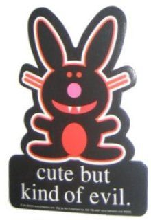 Happy Bunny Cute But Evil Sticker BS330 Automotive