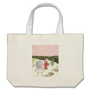 Clam, Lobster & Crab on the Beach Tote Bags