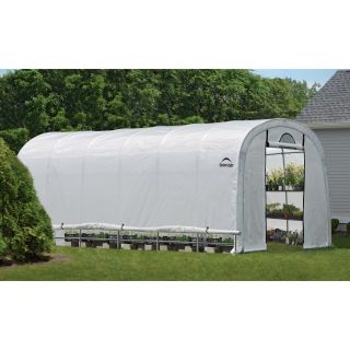 ShelterLogic GrowIT Heavy-Duty Round Greenhouses — 12ft.W x 24ft.L x 8ft.H, Model# 70593  Green Houses