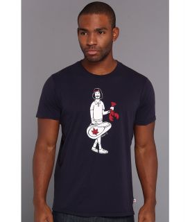 Boast Lobsterman T Shirt Mens Short Sleeve Pullover (Navy)