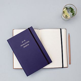 personalised a5 notebook by pattern & press
