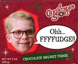 Oh Fudge A Christmas Story Chocolate Walnut Fudge  Grocery & Gourmet Food