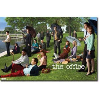 The Office Staff TV Poster   22x34 custom fit with RichAndFramous Black 34 inch Poster Hangers   Prints