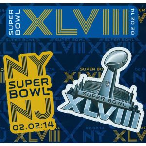 Super Bowl XLVIII Forever Collectibles Super Bowl XLVIII Magnet Sheet
