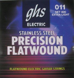 GHS Electric Guitar   Precision Flatwound Ex. Light, .011   .046, 800 Musical Instruments