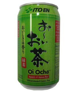 Itoen   Oi Ocha Japanese Green Tea Unsweetened 11.5 Fl Oz. (1 Can)  Grocery & Gourmet Food