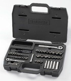Craftsman Industrial 9 24844 1/4 Inch and 3/8 Inch Drive Mechanics Tool Set, 50 Piece Automotive