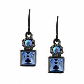 Blue Square Drop Earrings Dangle Earrings Jewelry