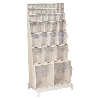 Quantum Storage Single Sided Tip Out Stand — 48in. Stand Size  Tip Out Bins