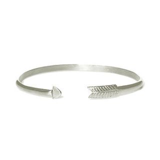 sterling silver cupid's arrow bracelet by chupi