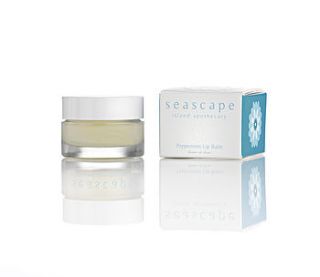 peppermint lip balm by seascape island apothecary