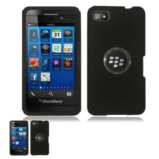 Blackberry Z10 Black and Black Hybrid Case Cell Phones & Accessories