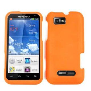 ACCESSORY HARD PROTECTOR CASE COVER FOR MOTOROLA DEFY XT556 FLUORESCENT ORANGE Cell Phones & Accessories