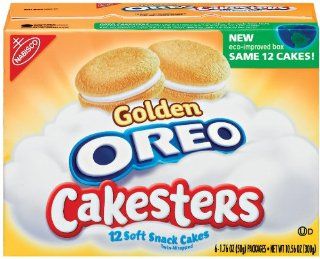 Oreo Golden Cakesters, 10.56 oz (Pack 6)  Sandwich Cookies  Grocery & Gourmet Food