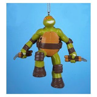 3.75" Teenage Mutant Ninja Turtles Michelangelo Christmas Figure Ornament   Decorative Hanging Ornaments