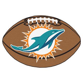 Miami Dolphins 22x35 inch Football Mat