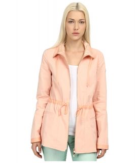 Armani Jeans Waist Band Detail Rain Coat Womens Coat (Pink)