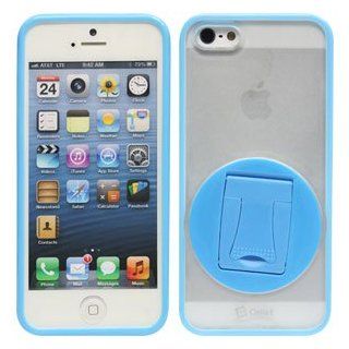 Cellet Blue Hybrid Proguard W/ Kickstand For Apple iPhone 5 Hard Case Cover Snap On Cell Phones & Accessories