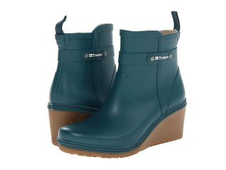 Tretorn Plask Mid Womens Rain Boots (Blue)