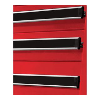 Homak Pro Series 27in. 3-Drawer Middle Chest — Red, 26 1/4in.W x 12in.D x 9 7/8in.H, Model# RD03032601  Tool Chests