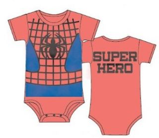 Spiderman I am Spiderman Superhero Infant Baby Red Onesie Romper Clothing
