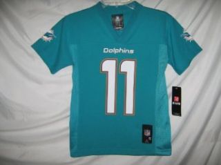 Mike Wallace Miami Dolphins Aqua NFL Youth 2013 14 Season Mid tier Jersey Clothing